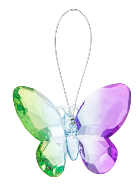 Multi-colored Acrylic Butterfly