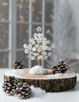 Beaded Tree Figure