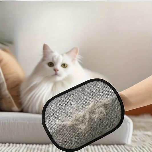 Fur-Free: Electrostatic Pet Hair Remover Gloves
