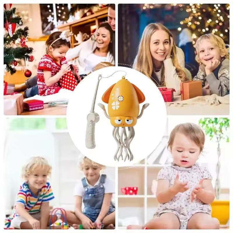 Electric Dancing Octopus Toy – Obstacle Avoidance, LED Lights, Music & Swing for Kids and Gifts