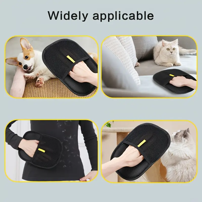 Fur-Free: Electrostatic Pet Hair Remover Gloves