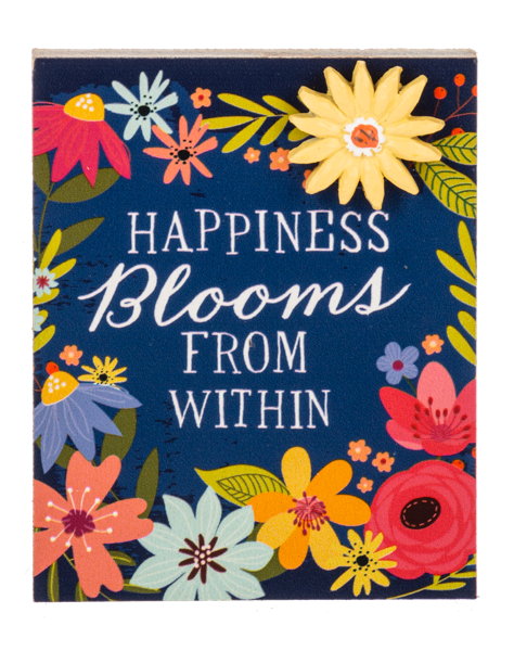Flourish & Grow Pebble Magnet