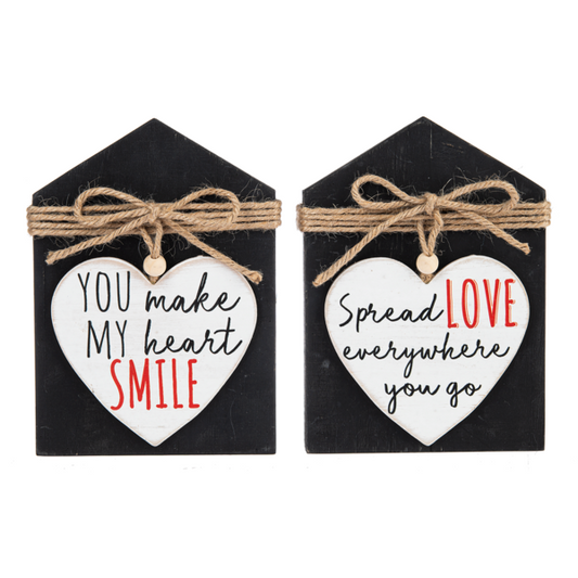 Heart Desk Plaque