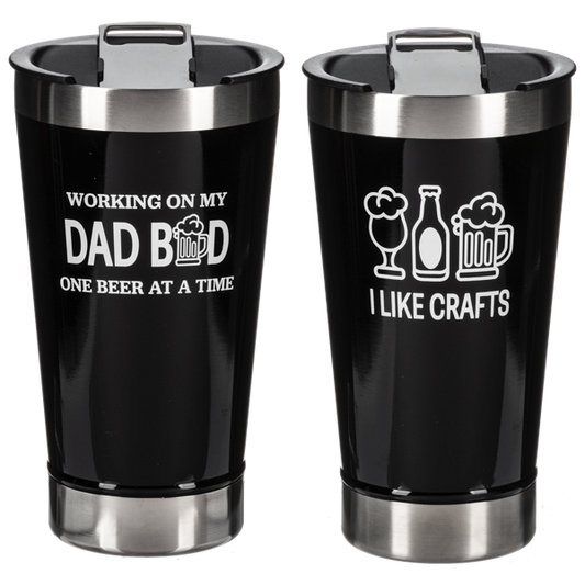 Dad on the Go Beer Tumbler