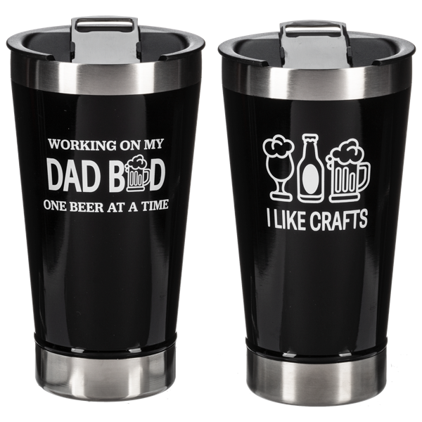 Dad on the Go Beer Tumbler
