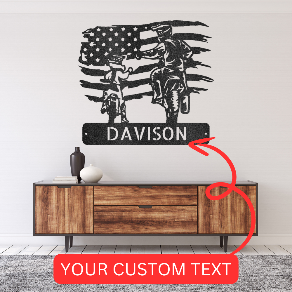 MOTOCROSS Custom Metal Sign