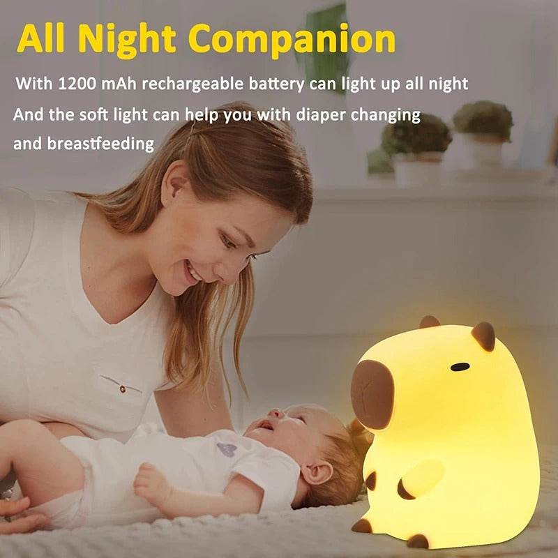 Cute Capybara Led Night Light