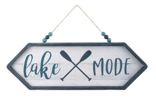 LAKE MODE Sign