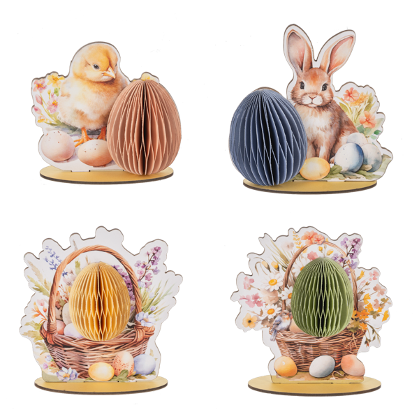 Honeycomb Critter & Basket Figurine