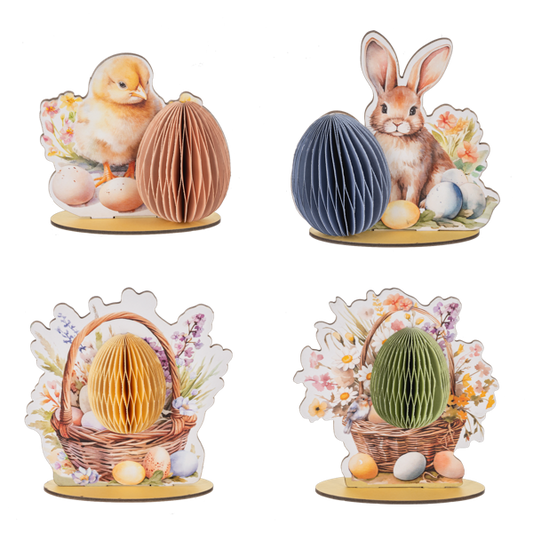 Honeycomb Critter & Basket Figurine