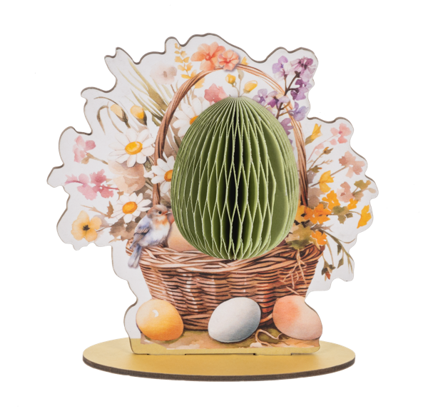 Honeycomb Critter & Basket Figurine