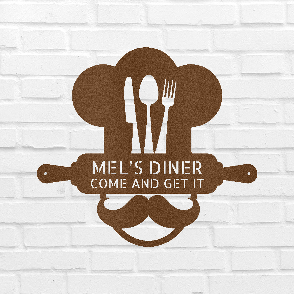 HOME CHEF Custom Metal Sign