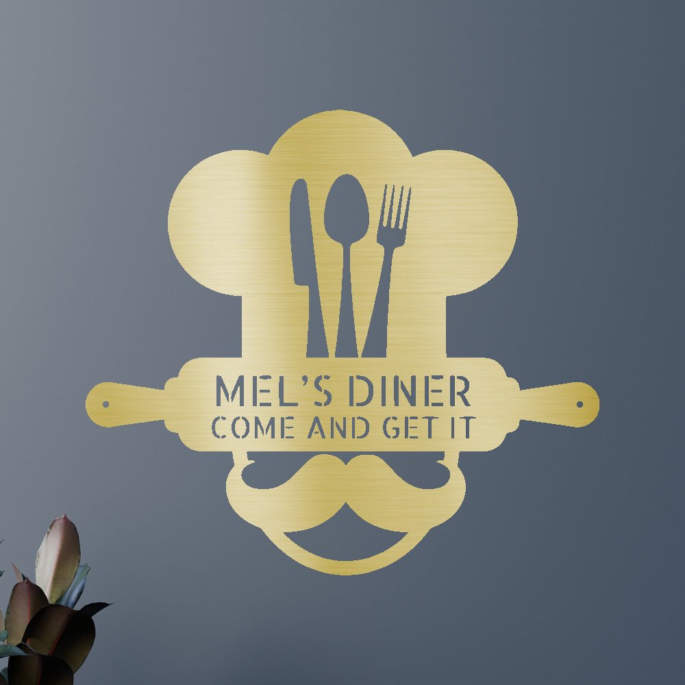 HOME CHEF Custom Metal Sign