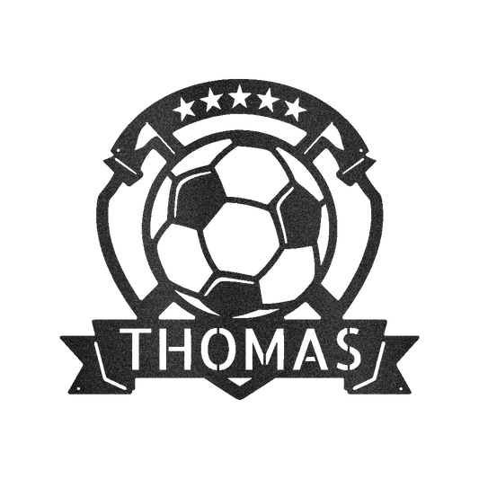 SOCCER PLAQUE Custom Metal Sign