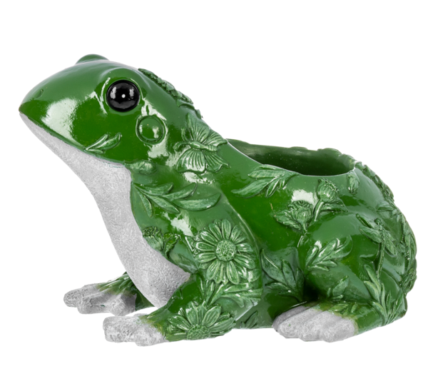 Botanical Frog Planter