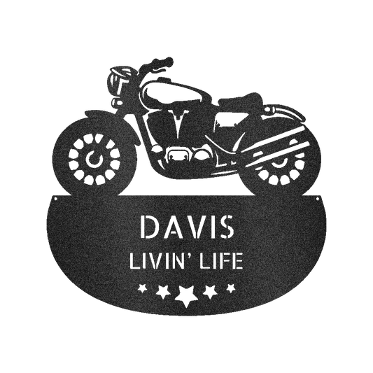 MOTORCYCLE Custom Metal Sign