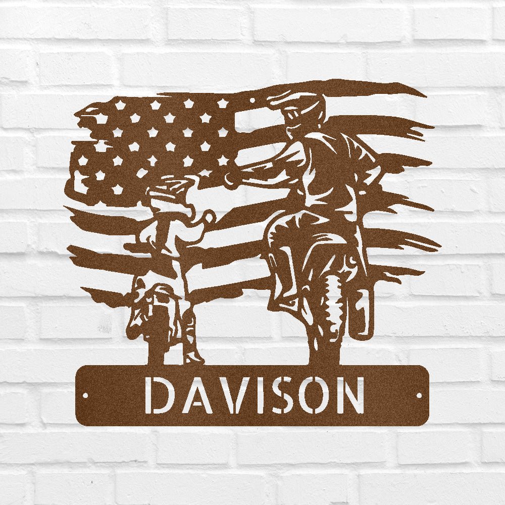 MOTOCROSS Custom Metal Sign