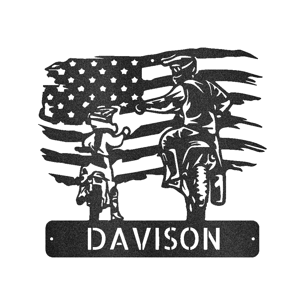MOTOCROSS Custom Metal Sign