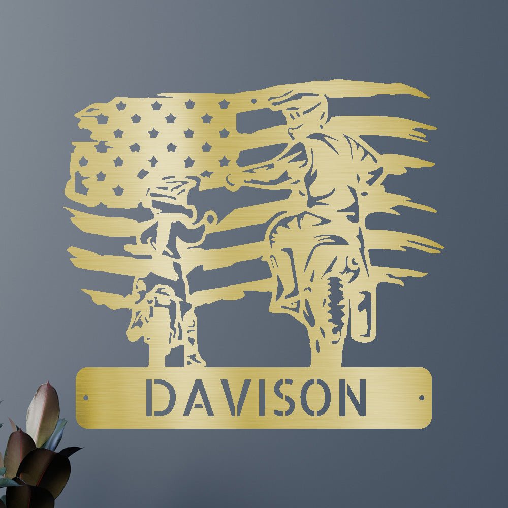 MOTOCROSS Custom Metal Sign