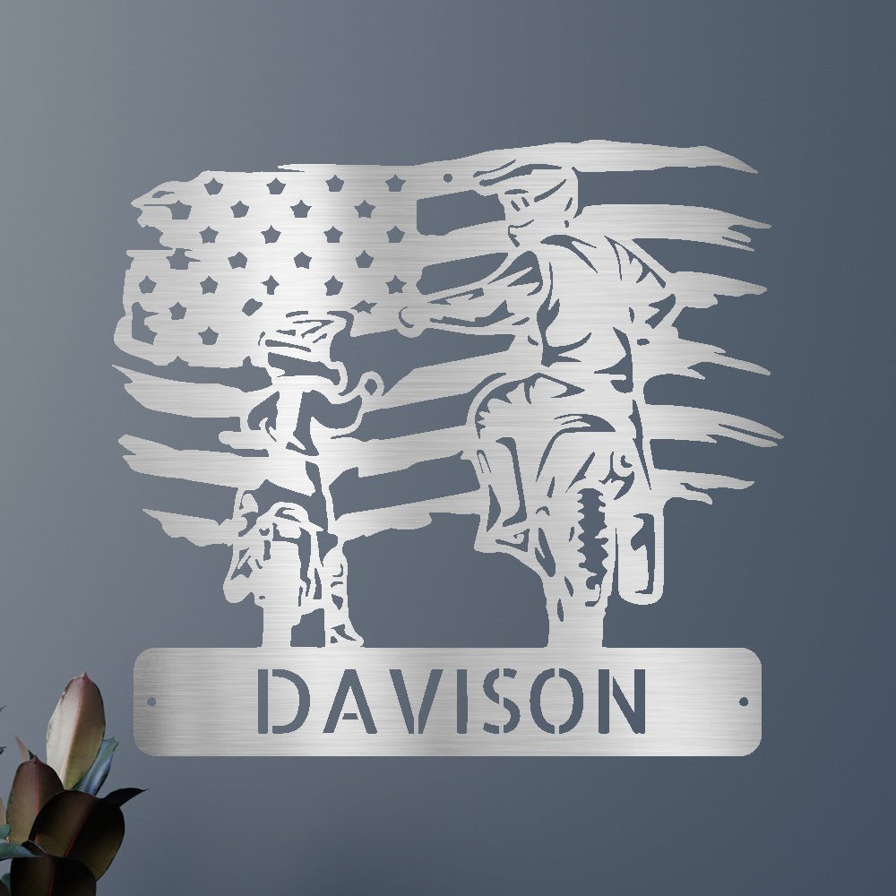 MOTOCROSS Custom Metal Sign