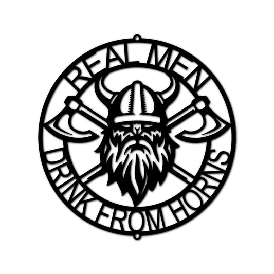 BATTLE AXE RING Custom Metal Sign