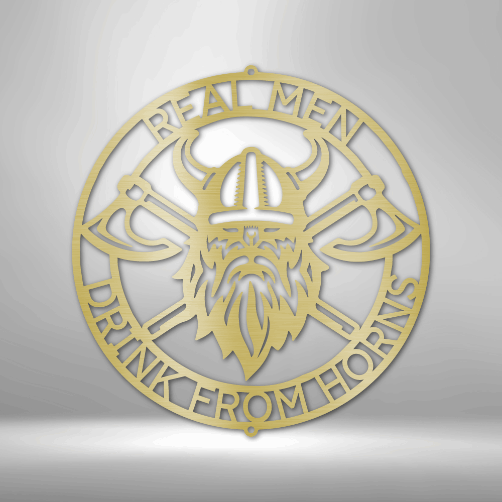 BATTLE AXE RING Custom Metal Sign