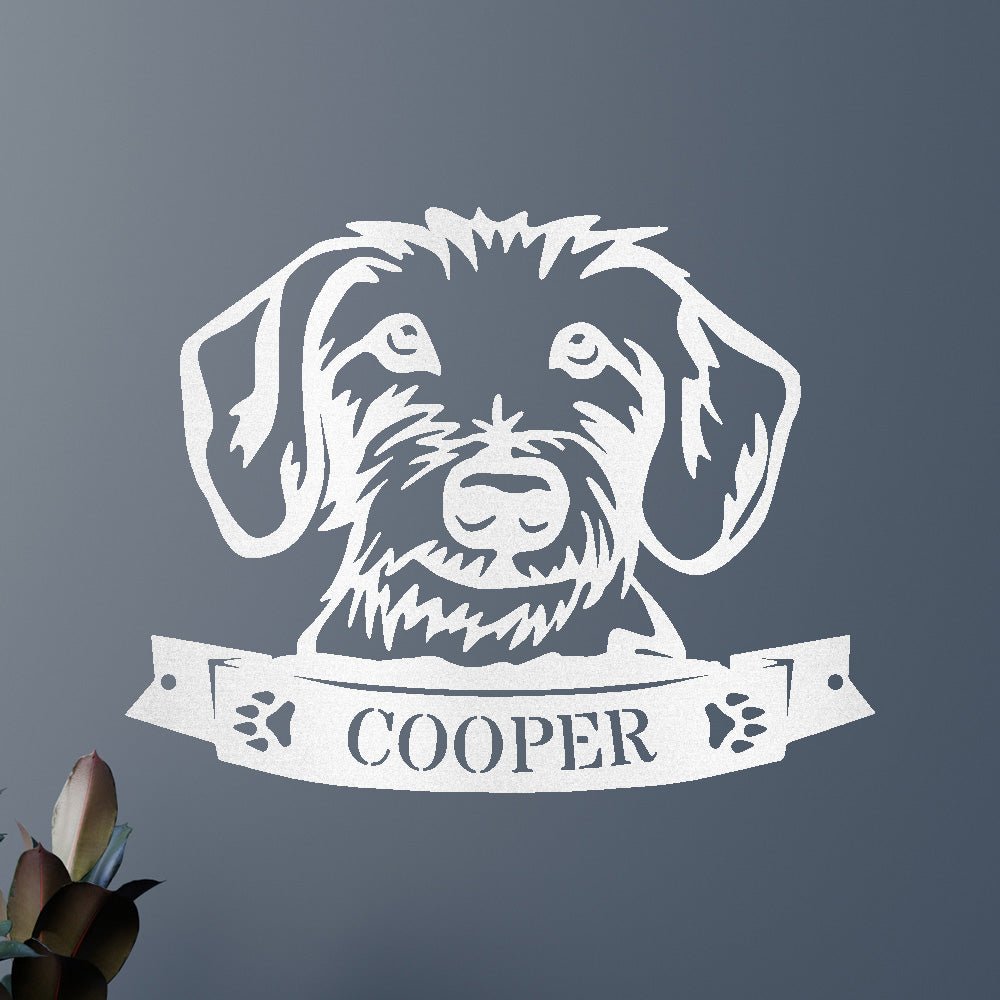 DOGGY FACE Custom Metal Sign