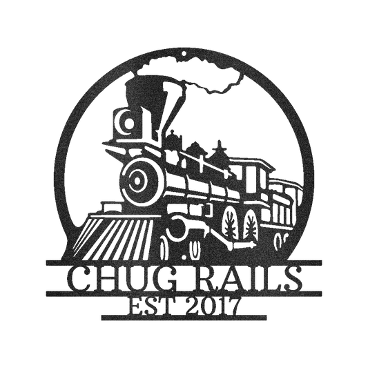 VINTAGE TRAIN Custom Metal Sign