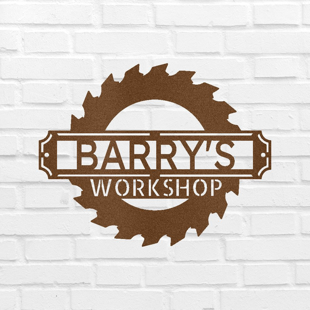 SAWMILL WORKSHOP Custom Metal Sign
