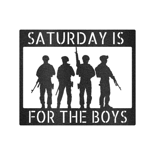 SOLDIERS Custom Metal Sign