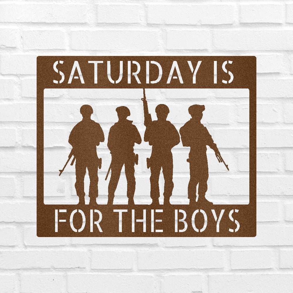 SOLDIERS Custom Metal Sign