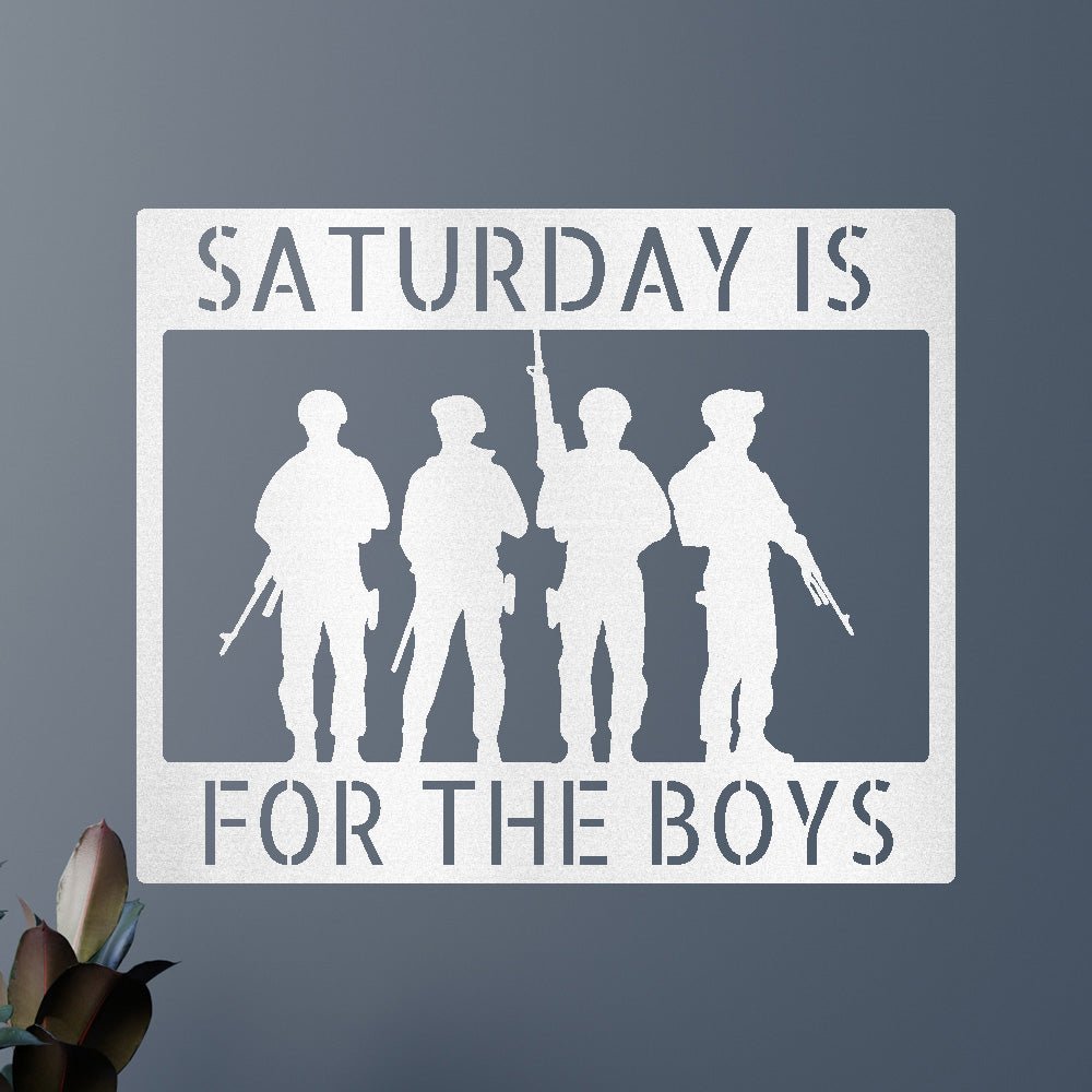 SOLDIERS Custom Metal Sign