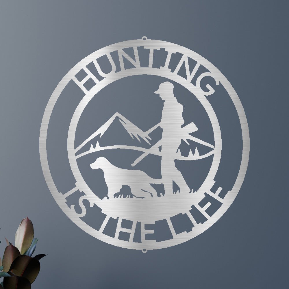 THE HUNTER Custom Metal Sign
