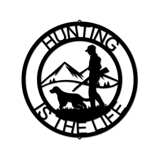 THE HUNTER Custom Metal Sign