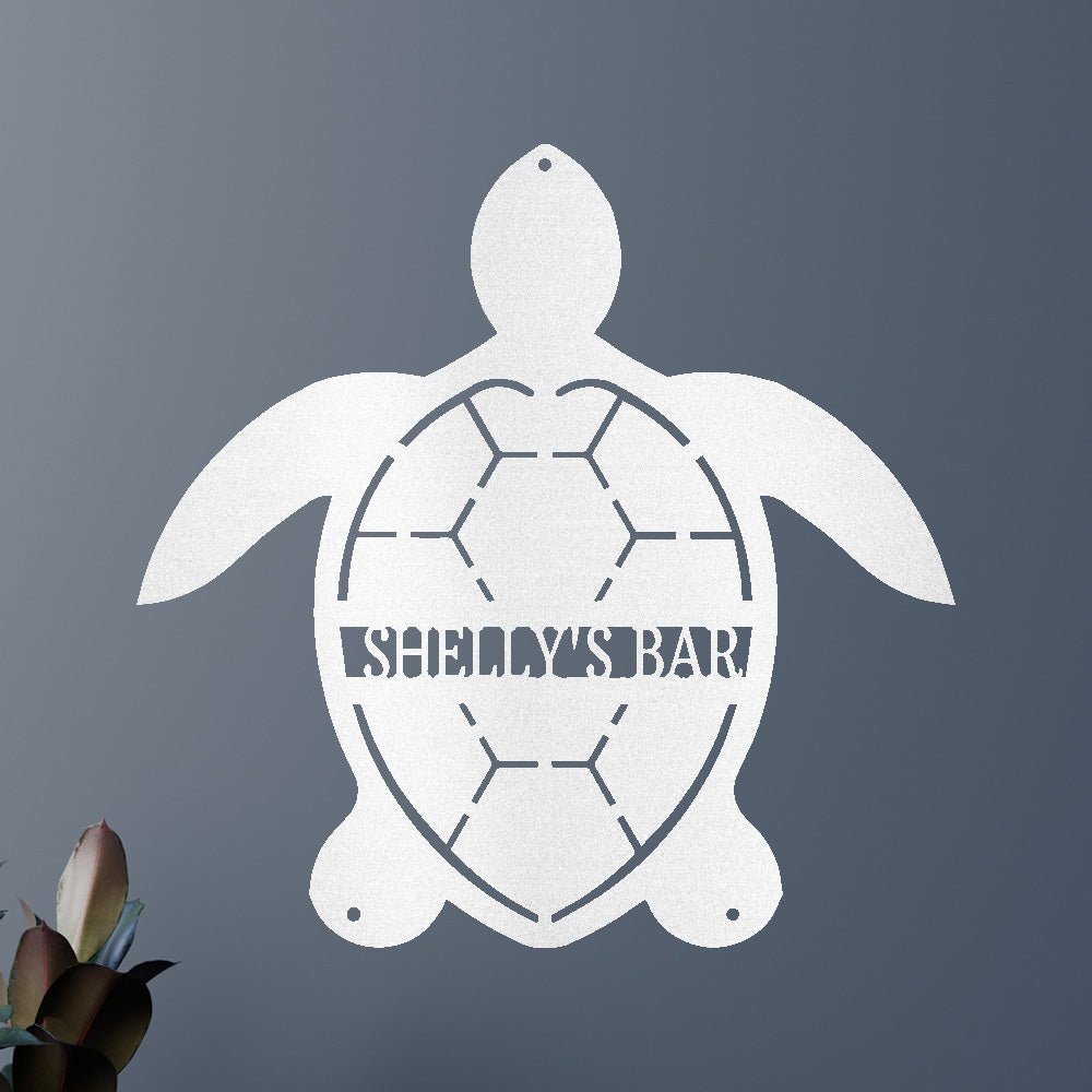 TURTLE Custom Metal Sign