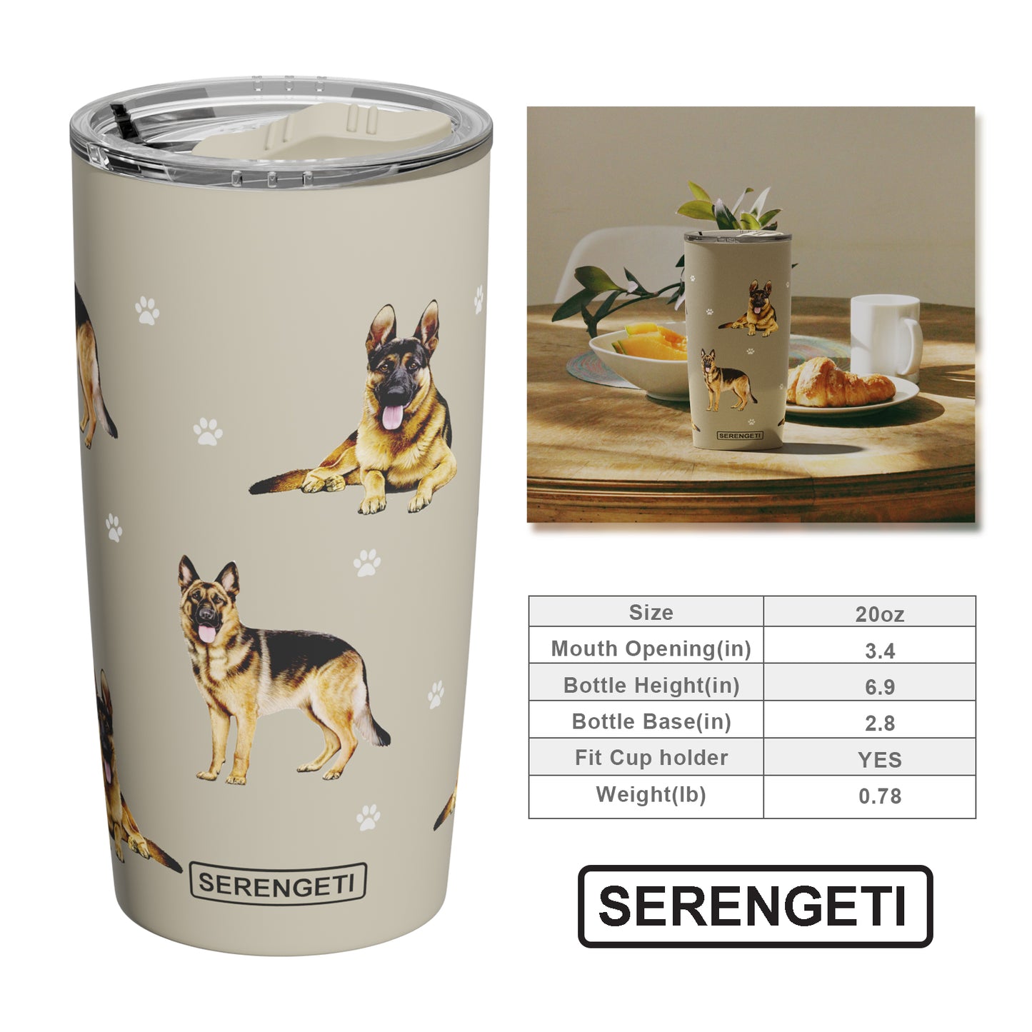 PET LOVERS 20-oz Serengeti Tumbler