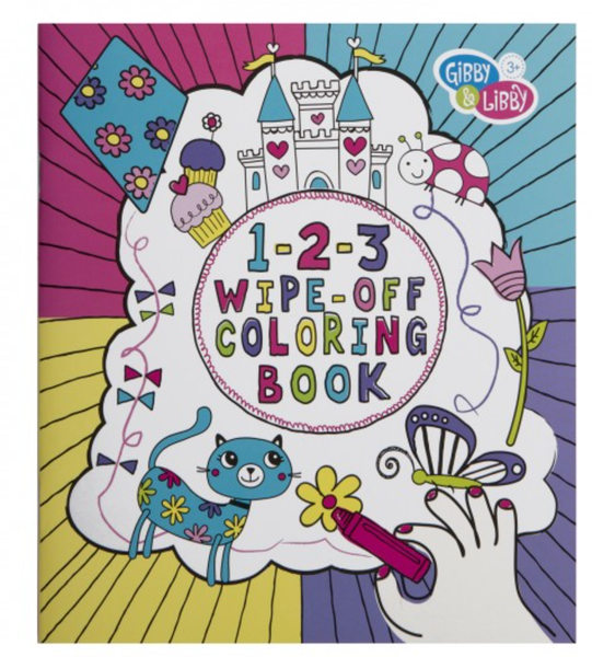 Wipe-off Coloring Book - Girls