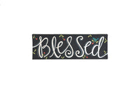BLESSED Black Canvas Frame  (CLEARANCE)
