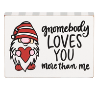 Glory Haus Valentine Block Sign  (CLEARANCE)