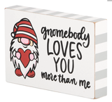 Glory Haus Valentine Block Sign  (CLEARANCE)