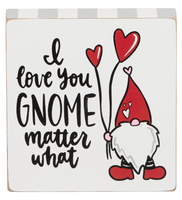 Glory Haus Valentine Block Sign  (CLEARANCE)