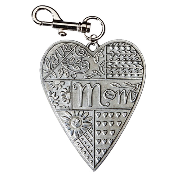MOM Heart Keychain (CLEARANCE)
