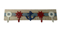 Coastal Wall Hooks on Wood (CLEARANCE)