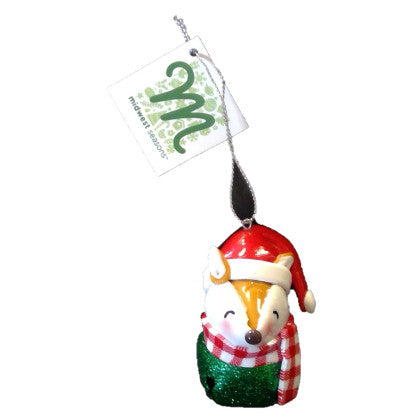 Mini-bell Ornament - Fox (CLEARANCE)