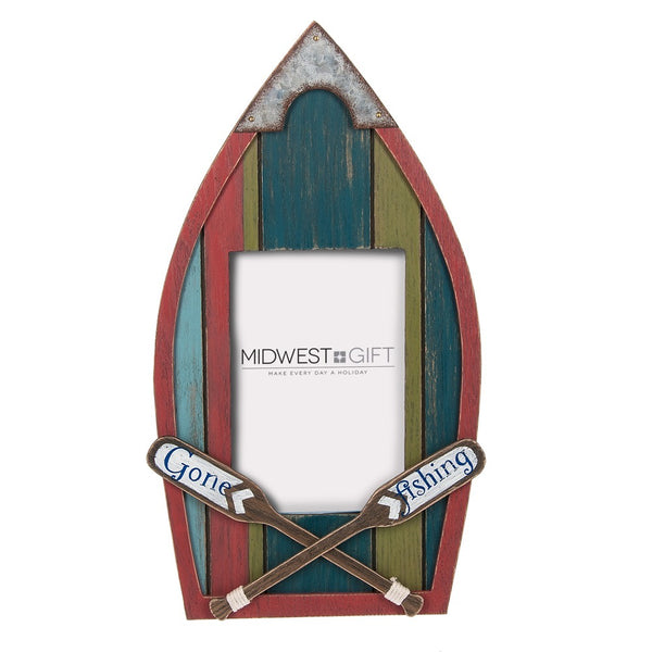 GONE FISHING Wooden Frame (CLEARANCE)