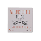 Halloween Witch Block Sign