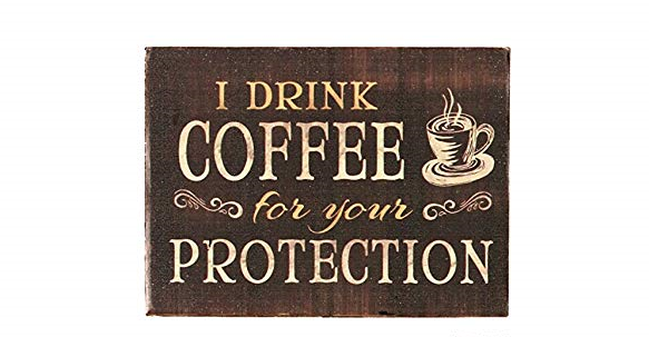 Wood Table Top Sign
