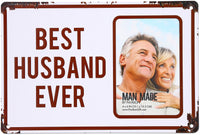 BEST HUSBAND Tin Frame (CLEARANCE)