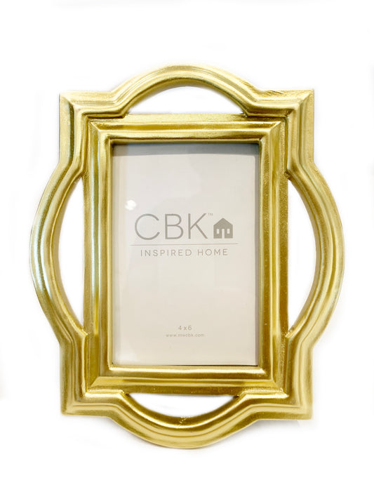 Gold Geometric 4x6 Frame (CLEARANCE)