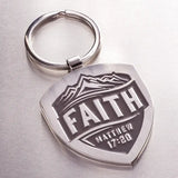 FAITH Mountain Keychain